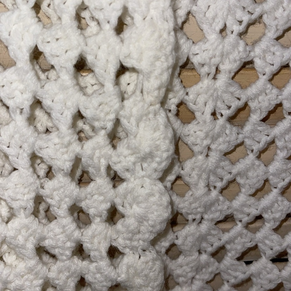 Hand Crocheted Shawl View 4